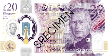 King Charles III 20 Pound Note