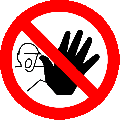 No Unauthorised Persons Sign