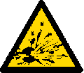 Explosive Material Sign