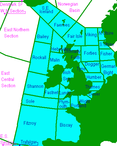 Shipping Forecast Areas
